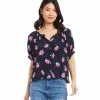Karen Kane Petite Size Short Sleeve Peasant Top 2 Karen Kane Petite Size Short Sleeve Peasant Top -karen kane Sales Shop karenkane 2023 summer 2L44594P DAI 001 1