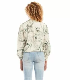 Karen Kane Tie-Front Top -karen kane Sales Shop karenkane 2023 summer 2L48582 PRT 003