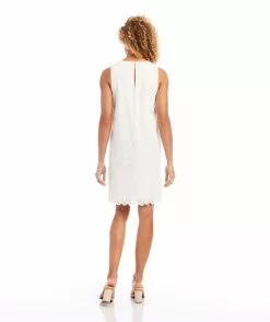 Karen Kane Eyelet Shift Dress -karen kane Sales Shop karenkane 2023 summer 2L74559 OWH 003 scaled