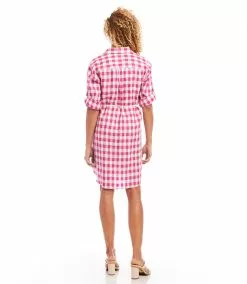 Karen Kane Check Shirtdress -karen kane Sales Shop karenkane 2023 summer 2L76116 FUS 003