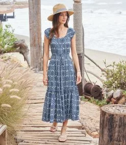 Karen Kane Tiered Midi Dress
