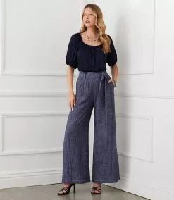 Karen Kane Knit Peasant Top -karen kane Sales Shop karenkane 2L13016 NAV 004