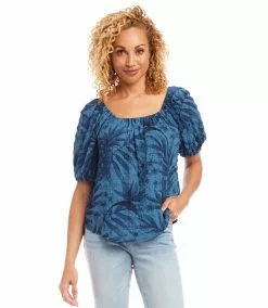 Karen Kane Peasant Top