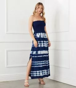 Karen Kane Smocked Maxi Dress