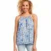 Karen Kane Shirred Tank -karen kane Sales Shop karenkane 2L49585 FLO 001