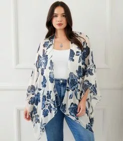 Karen Kane Plus Size Open Front Jacket