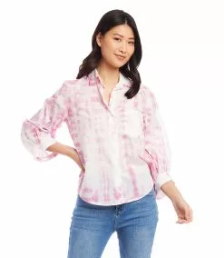 Karen Kane Tie Dye Shirt 14 Karen Kane Tie Dye Shirt -karen kane Sales Shop karenkane summer 2023 2L35540 TD 005