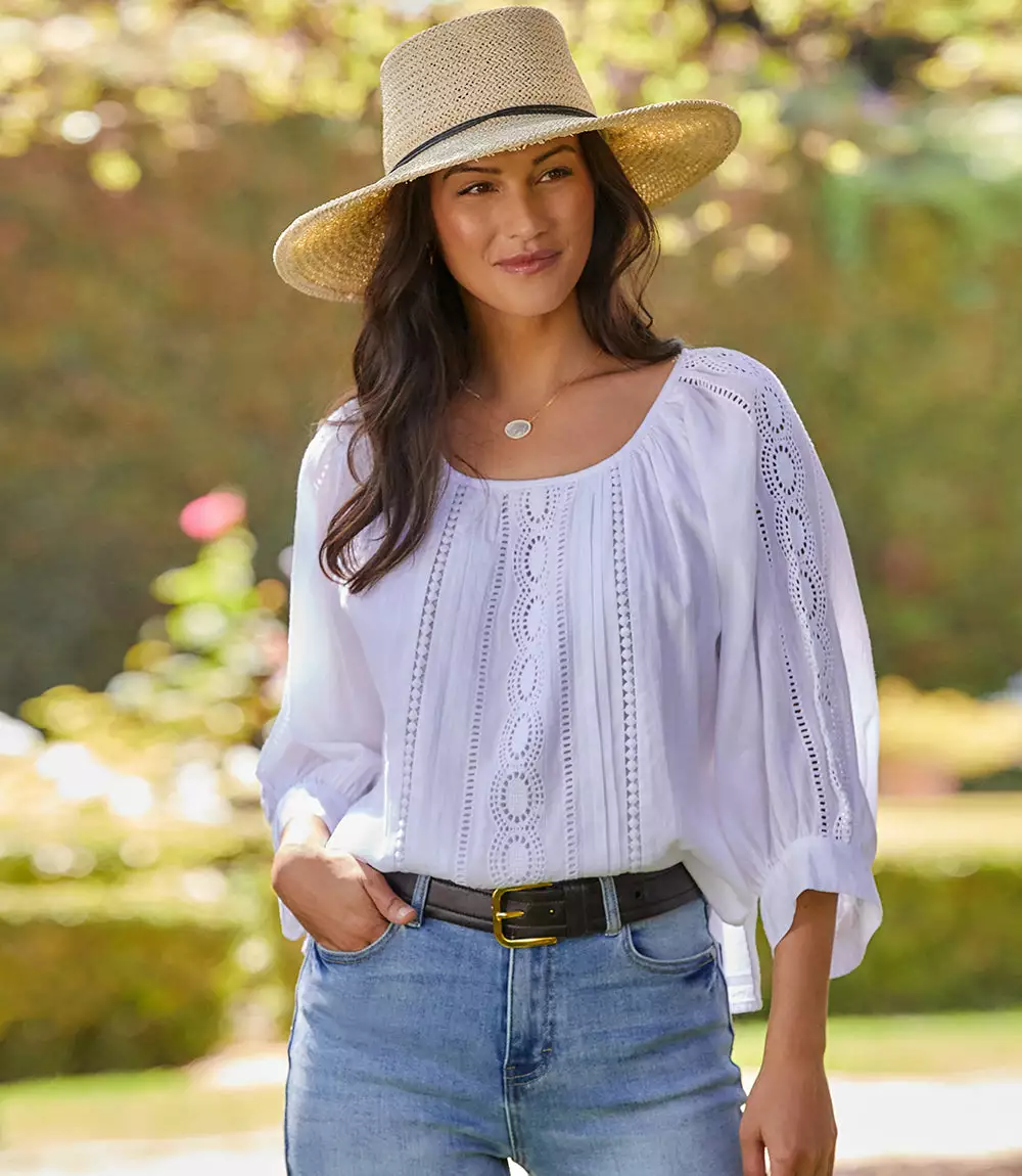 Karen Kane Lace Inset Top 3 Karen Kane Lace Inset Top